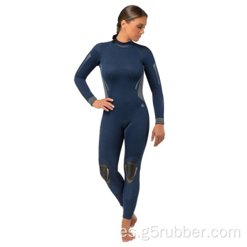 Mujeres 3 mm Back Zip Fullsuits